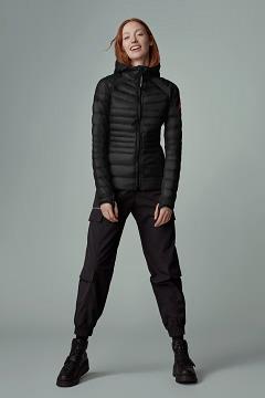 Chamarras Canada Goose Mujer México - Hybridge Lite Chaqueta De Plumas Negros BO6758024